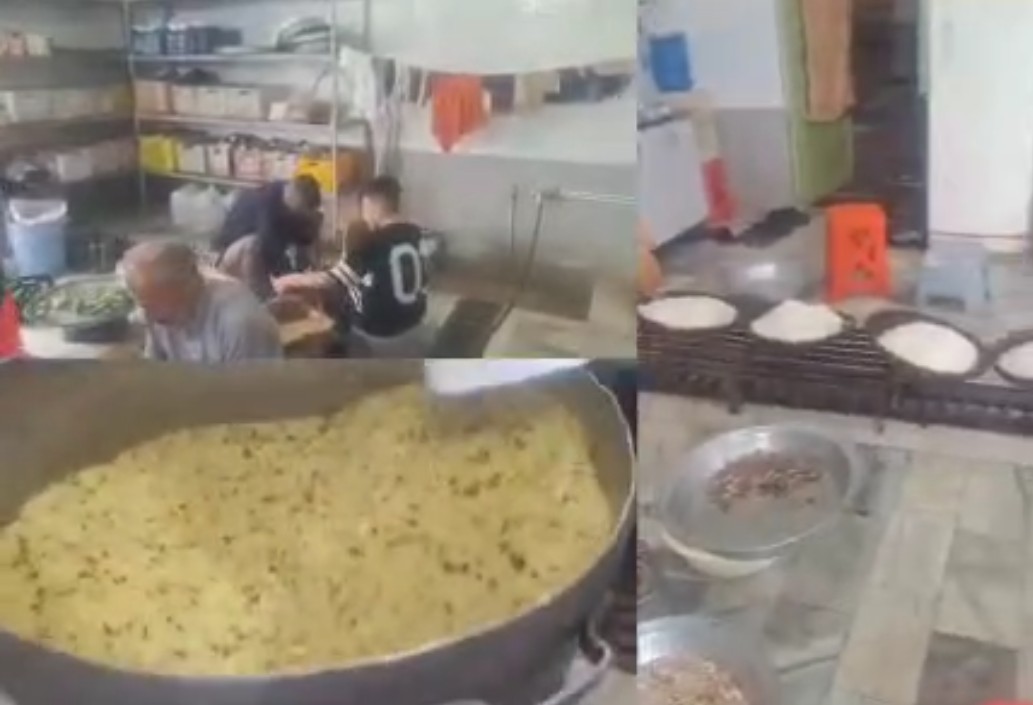 پخت و توزیع بیش از ۱۰۰۰ پرس غذای گرم توسط امدادگران جهت پذیرائی از اجتماع بزرگ مردمی شهرستان بجنورد